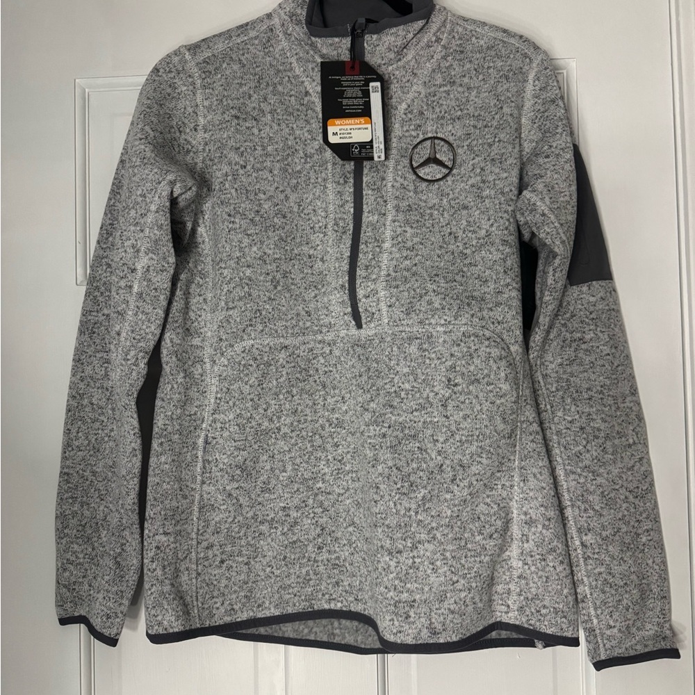 Antigua Heather Gray Women's Pullover